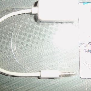Cell Phone Audio Splitter New White Music
